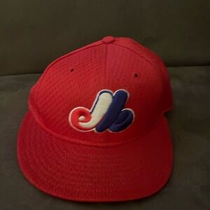 New Era Expos MLB fitted hat